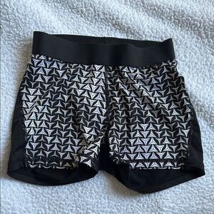 Victoria's Secret Black and White Geometric Athletic Shorts size S GUC